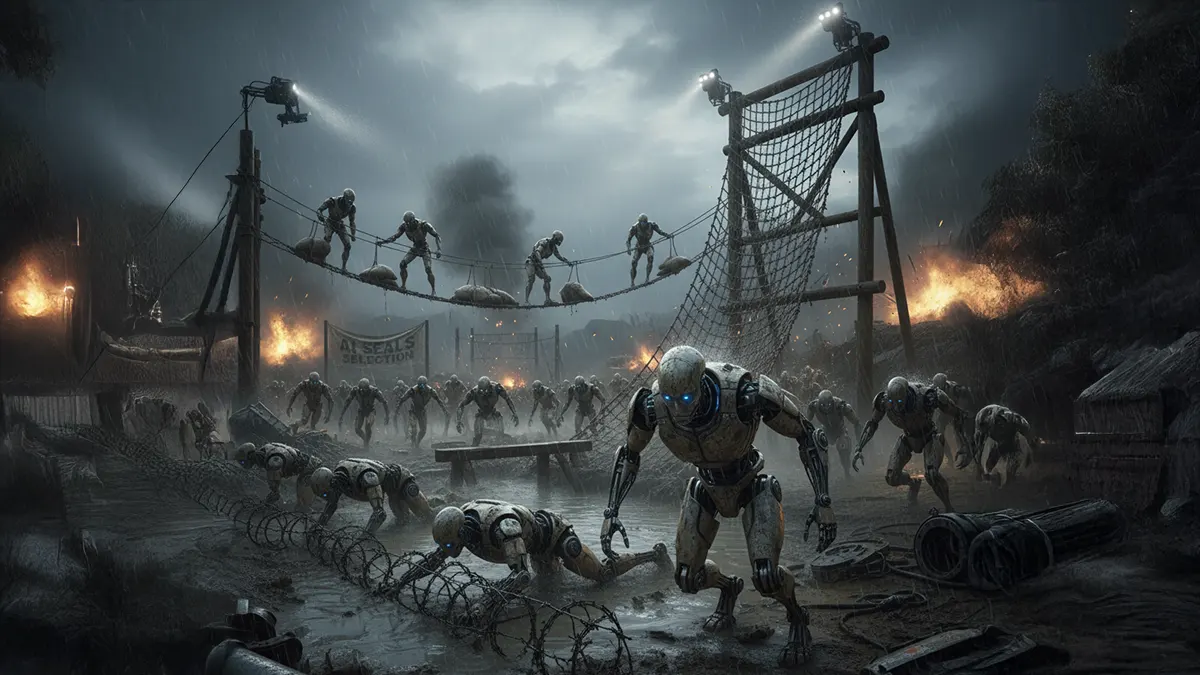 Roboter bei einer Navy-Seal Übung